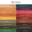 Load image into Gallery viewer, Color options for ChahinLeather Bridle