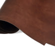 Load image into Gallery viewer, Rolled side of ChahinLeather Medium Brown Bridle Penetrated with Colorfast