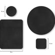 Load image into Gallery viewer, Black holster strap mousepads and coasters