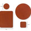 Load image into Gallery viewer, Chestnut holster strap mousepads and coasters