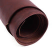 Load image into Gallery viewer, Close up of Rolled ChahinLeather Burgundy Latigo