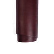 Load image into Gallery viewer, Close up Rolled Side of ChahinLeather Burgundy Latigo