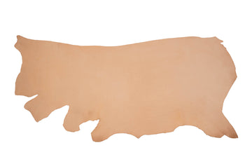 Side of ChahinLeather Natural Tooling Strap