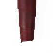Load image into Gallery viewer, Close up of ChahinLeather Burgundy Alum Tanned Latigo