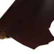 Load image into Gallery viewer, Rolled side of ChahinLeather Rosewood Pull-Up Leather