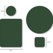 Load image into Gallery viewer, Emerald pigmented strap mousepads and coasters