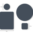 Load image into Gallery viewer, Lapis pigmented strap mousepads and coasters