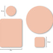 Load image into Gallery viewer, Morganite pigmented strap mousepads and coasters
