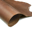 Load image into Gallery viewer, Rolled side of ChahinLeather Brown Skirting