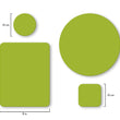 Load image into Gallery viewer, Peridot pigmented strap mousepads and coasters