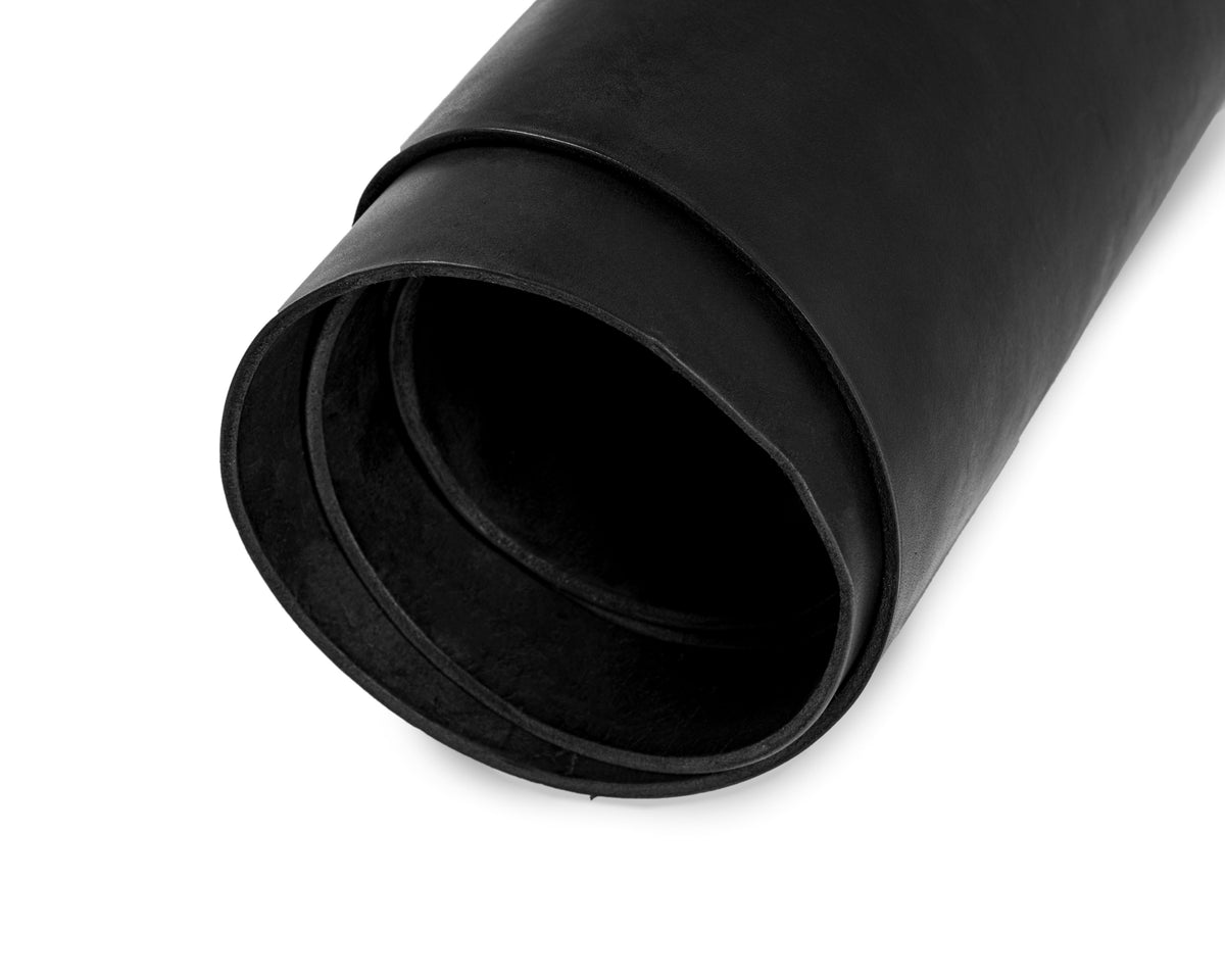 Rolled side of ChahinLeather Black Bridle