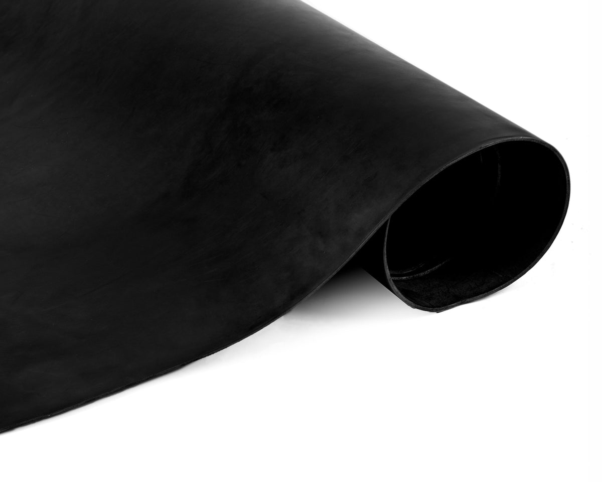 Rolled side of ChahinLeather Black Bridle