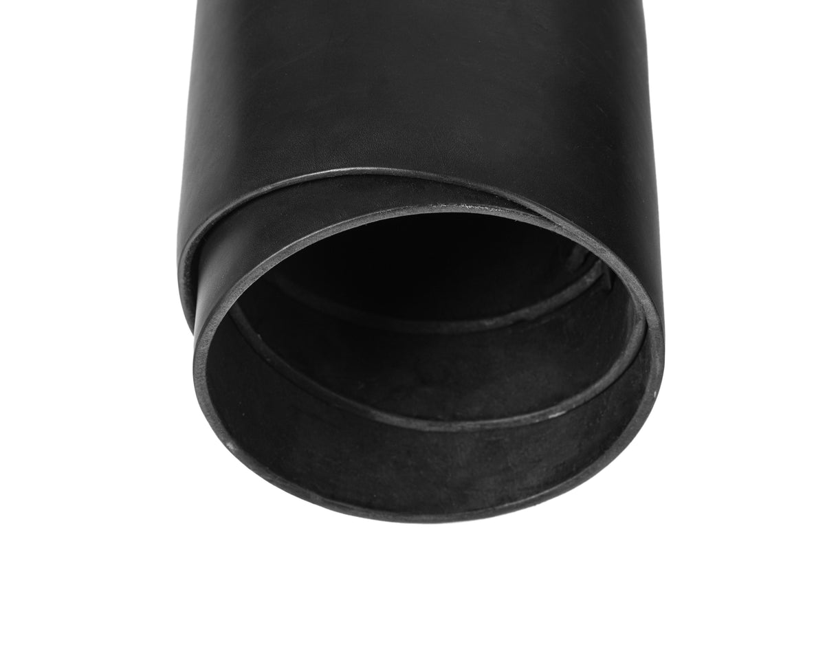 Close up of rolled ChahinLeather Black Harness
