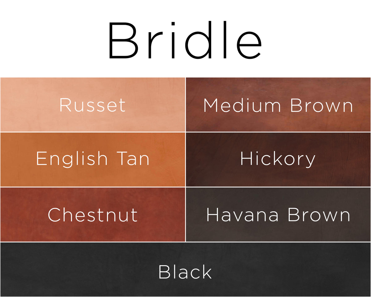 color grid of ALD bridle options