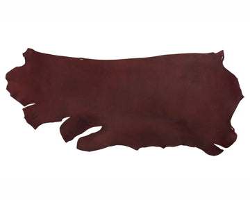 Side of ChahinLeather Burgundy Latigo