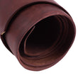Load image into Gallery viewer, Close up Rolled Side of ChahinLeather Burgundy Latigo
