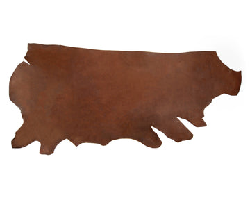 Side of ChahinLeather Chocolate Holster Strap