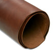 Load image into Gallery viewer, Close up of rolled ChahinLeather Chocolate Holster Strap
