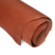 Load image into Gallery viewer, Close up of rolled ChahinLeather Dark Chestnut Skirting
