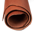 Load image into Gallery viewer, Close up of rolled ChahinLeather Dark Chestnut Skirting
