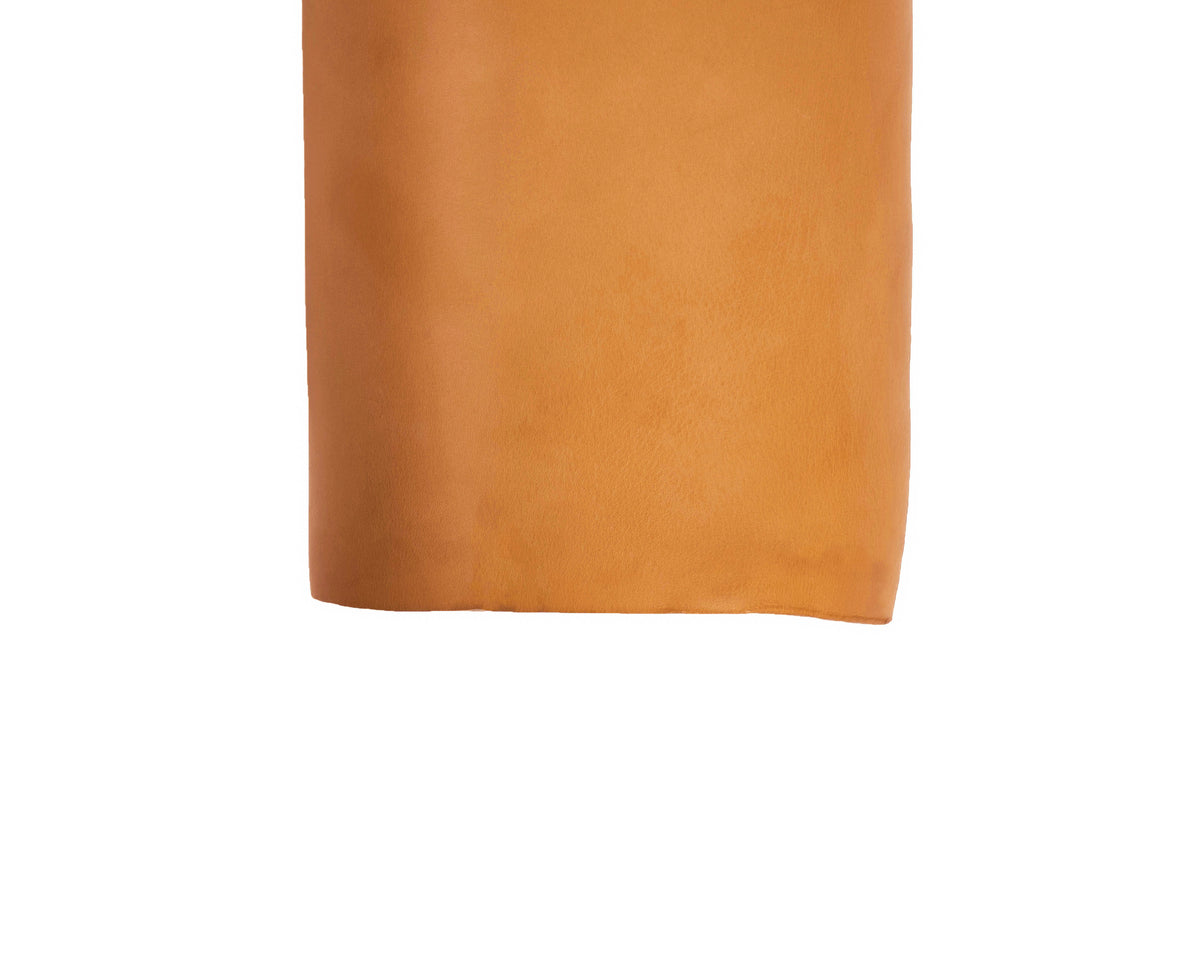 Close up of Rolled ChahinLeather English Tan Bridle