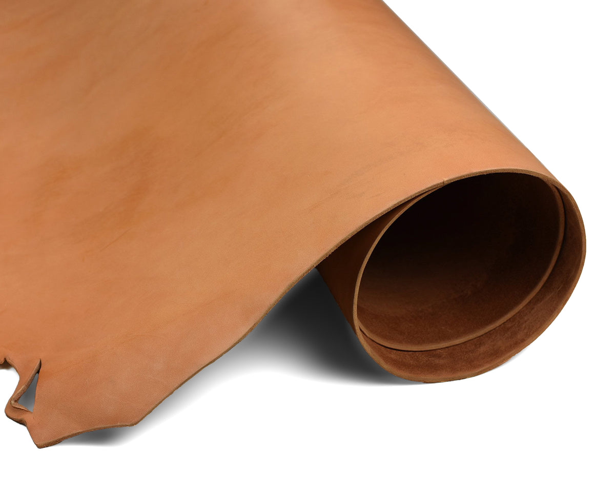 Rolled side of ChahinLeather Golden Holster Strap
