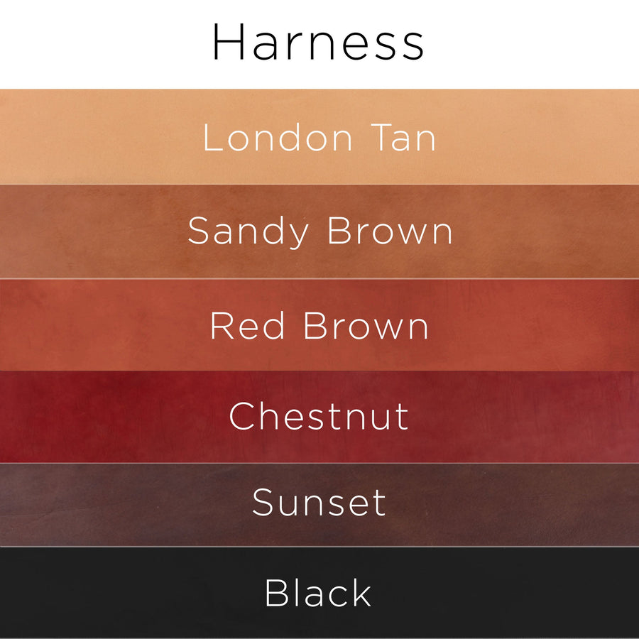 Color options for Harness Leather