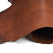 Load image into Gallery viewer, Rolled side of ChahinLeather Medium Brown Bridle
