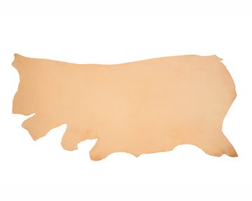 Side of ChahinLeather Natural Tooling Strap
