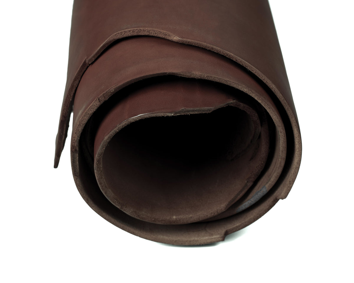 Close up of rolled ChahinLeather Sunset Harness