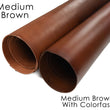 Load image into Gallery viewer, Medium brown bridle with colorfast vs noncolorfast

