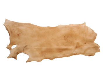 Side of ChahinLeather Natural Flint Rawhide