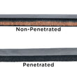 Load image into Gallery viewer, Pentrated leather vs non-penetrated
