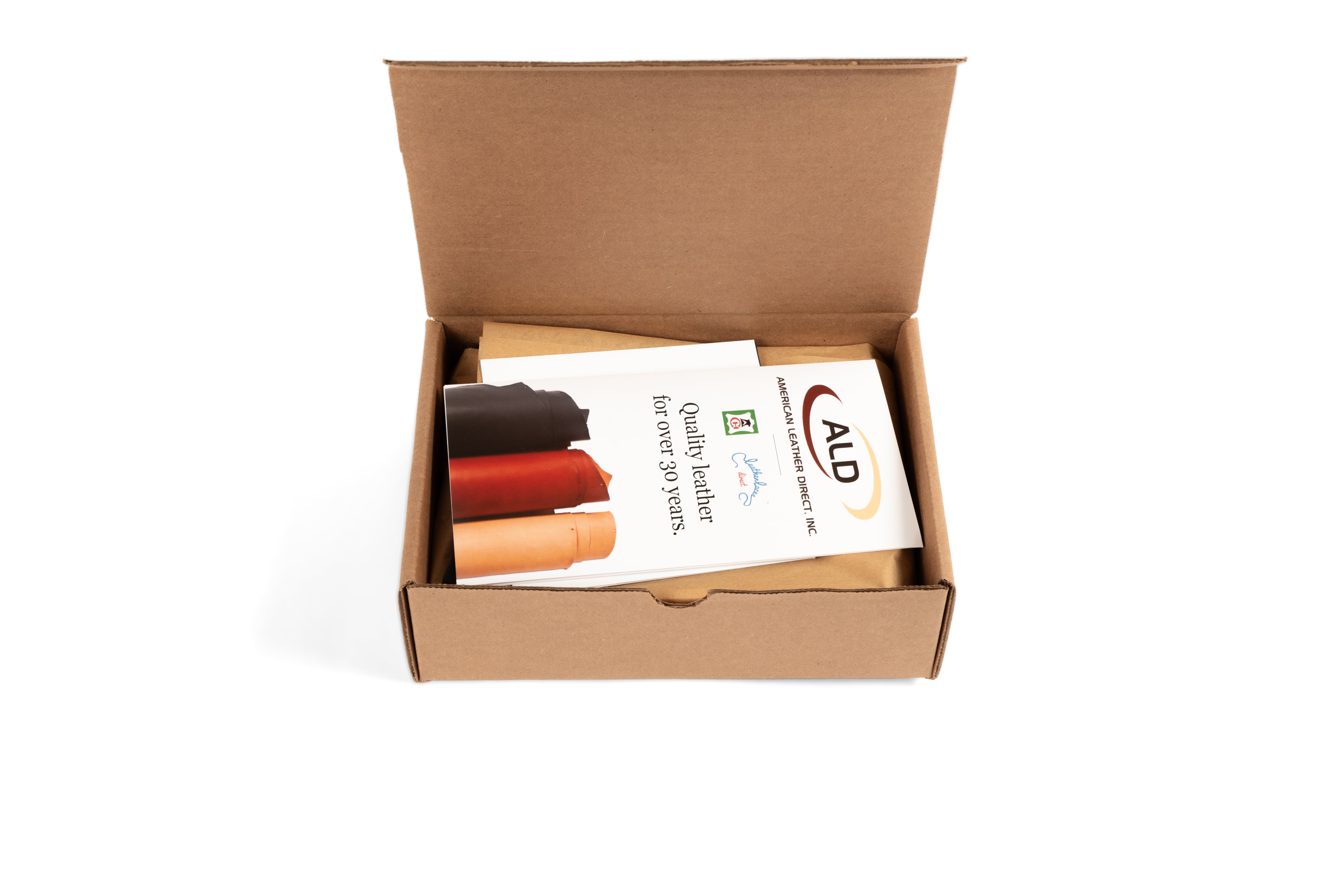 ChahinLeather™ Variety Sample Box – American Leather Direct