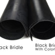Load image into Gallery viewer, Black bridle colorfast vs noncolorfast
