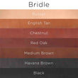 Load image into Gallery viewer, Color options for ChahinLeather Bridle
