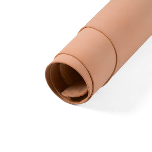 Close up of ChahinLeather Natural Tooling Strap