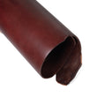 Load image into Gallery viewer, Close up rolled side view of ChahinLeather Sunset Harness with Colorfast
