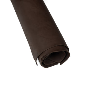 Rolled side of ChahinLeather Espresso Holster Strap