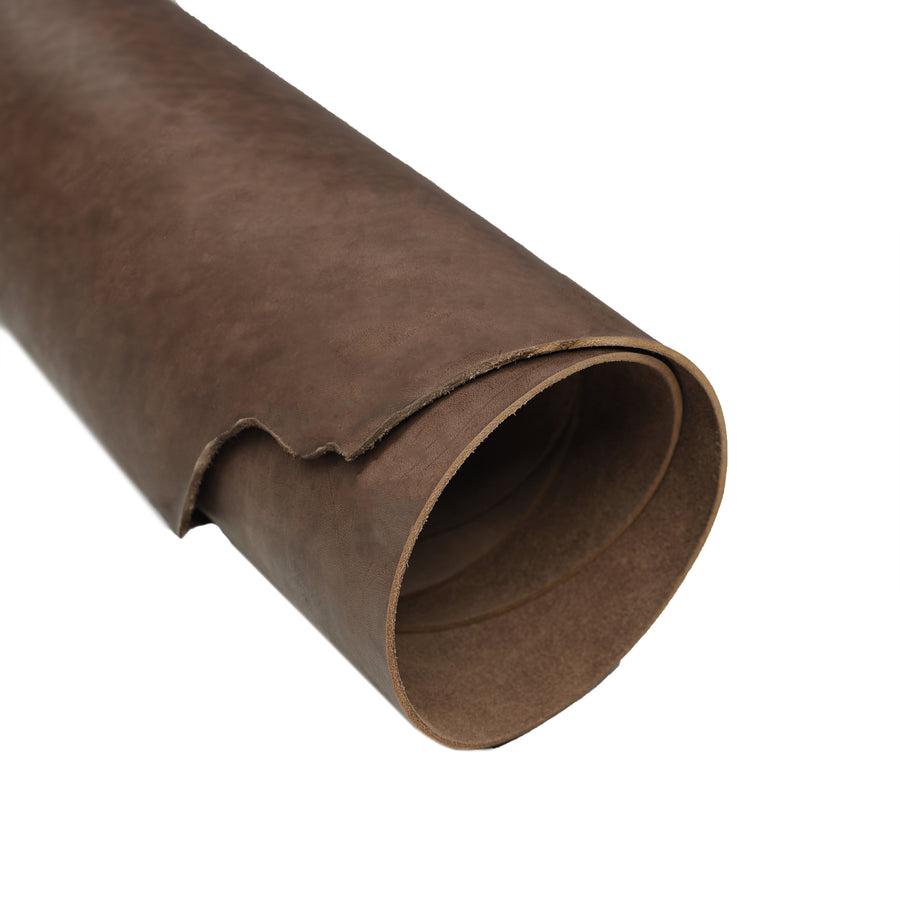 Economy brown tooling strap rolled