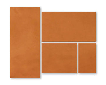 English Tan Bridle Panels