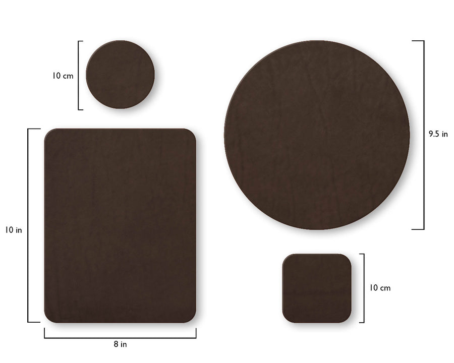 Espresso holster strap mousepads and coasters