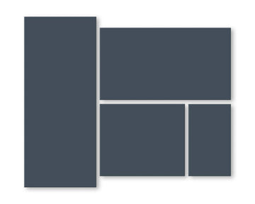 Lapis pigmented strap collage