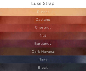 Color options for Luxe Strap