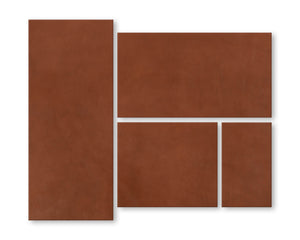 Medium brown bridle collage