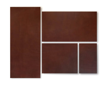 Medium brown bridle penetrated with colorfast collage