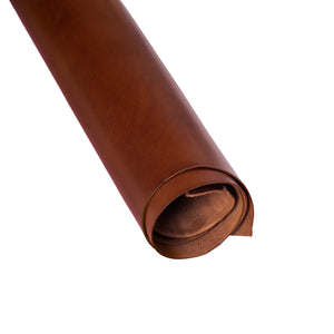 Rolled side of ChahinLeather Nut Luxe Strap