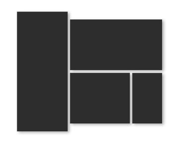 Onyx pigmented strap collage