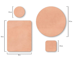 Russet bridle mousepads and coasters