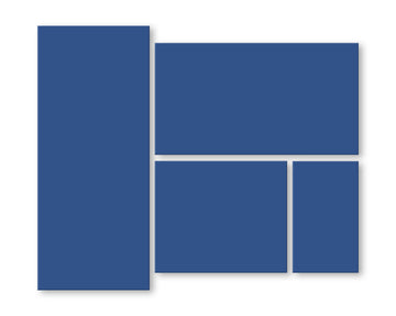 Sapphire pigmented strap collage